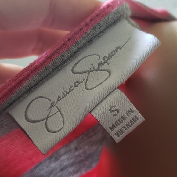 Jessica Simpson zipper maternity top small stripes - Picture 8 of 8